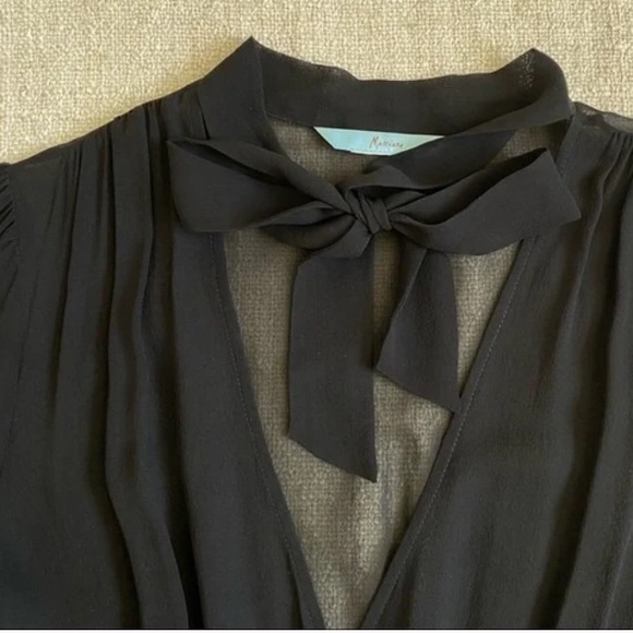 Marciano Sequined and Sheer Long Sleeve Mini Party Dress - Picture 10 of 13